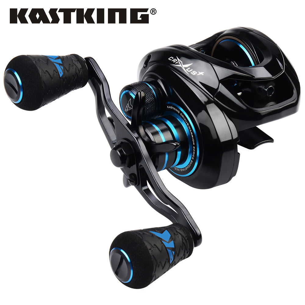 KastKing 2019 New Crixus Super Light Baitcasting Fishing Reel Dual Brake System Freshwater 8KG Drag Casting Reel Fishing Coil